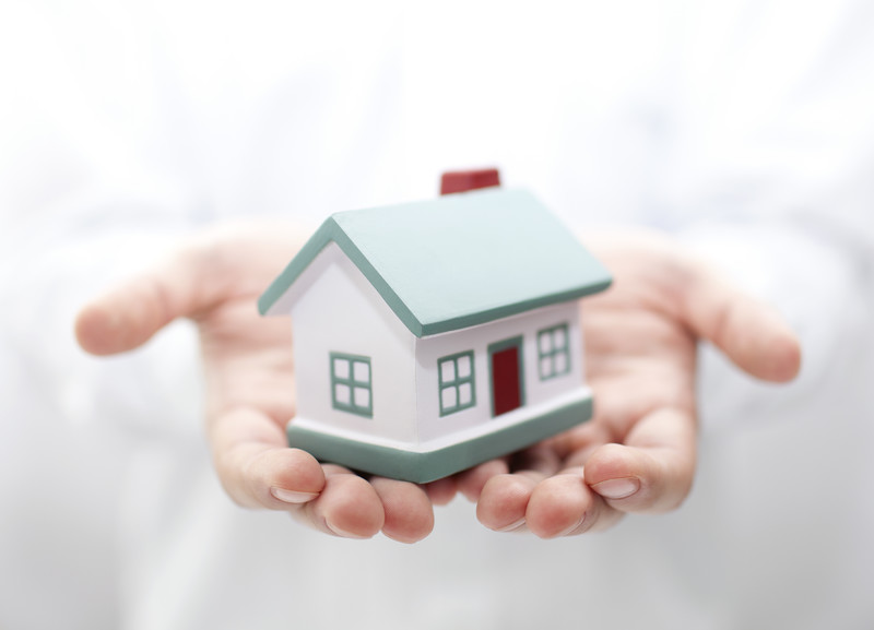 women holding toy house